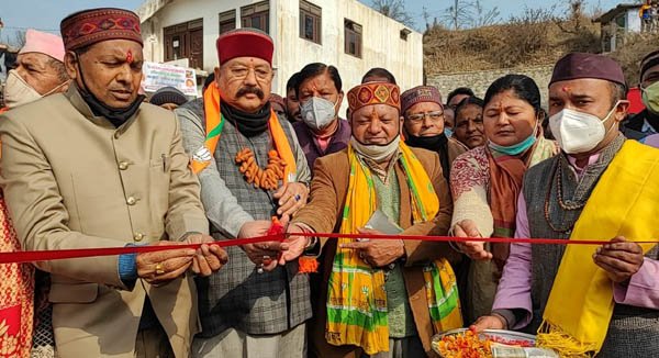 सिंचाई एवं पर्यटन मंत्री ने 30 करोड़ 57 लाख 34 हजार रूपये की विकास योजनायें का लोकार्पण किया