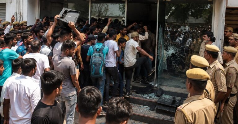 कानपुर में BSF कांस्टेबल परीक्षा के दौरान बवाल, तकनीकी खामी से भड़के अभ्यर्थी, परीक्षा रद्द